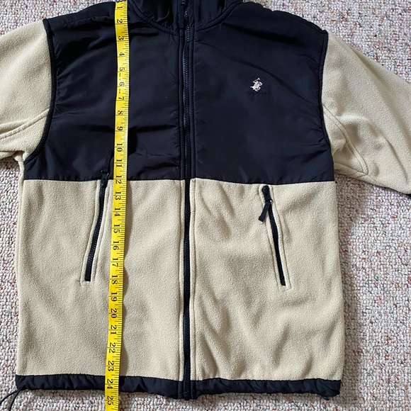 Brown & Black Polo Fleece Jacket - Picture 3 of 6